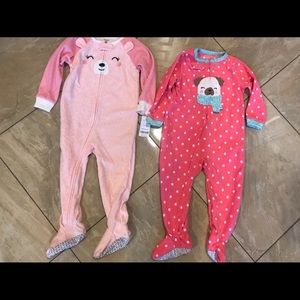 (2) Brand New Carter’s Pink Onesies 24mo